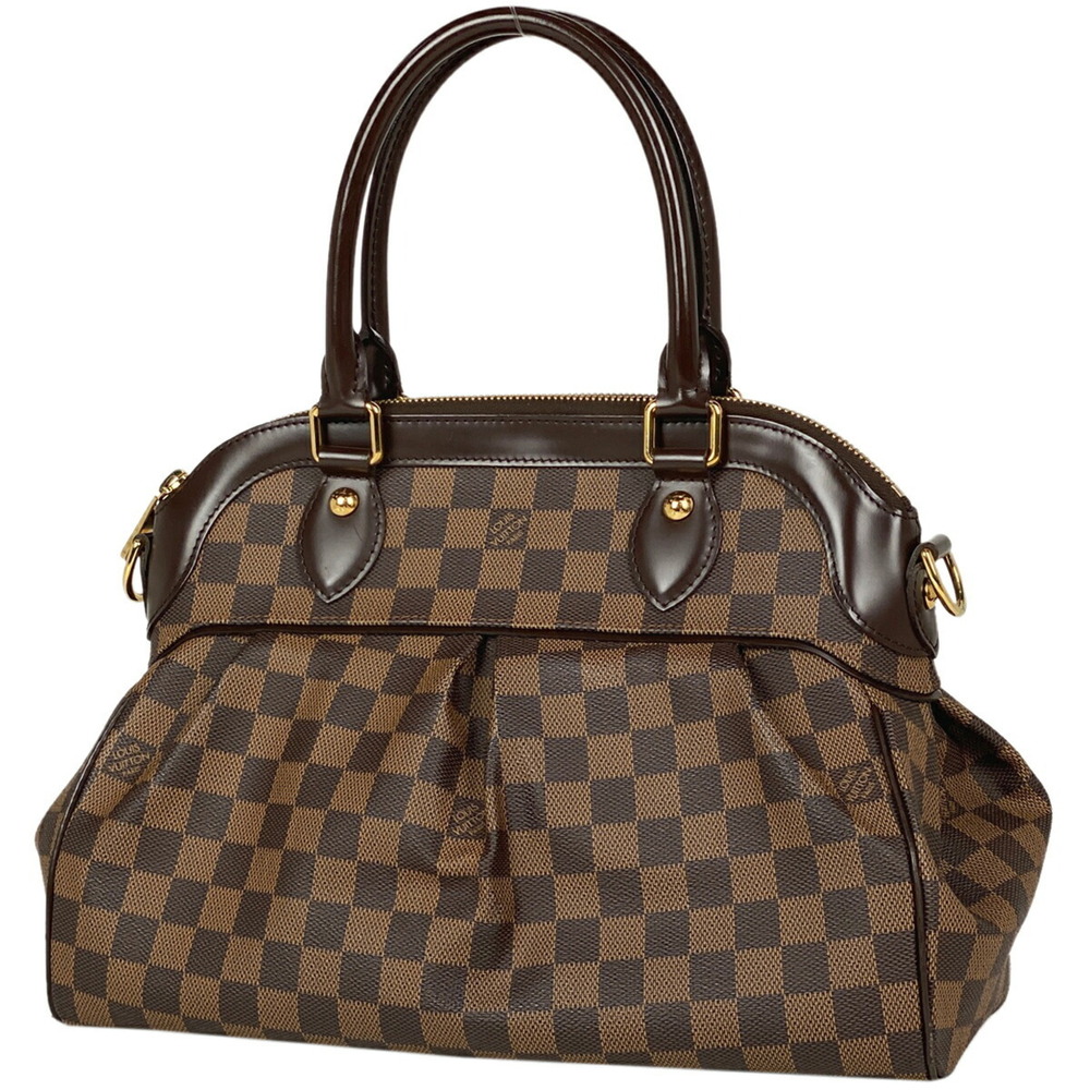 Louis Vuitton Trevi Handbag Shoulder Bag Damier Brown